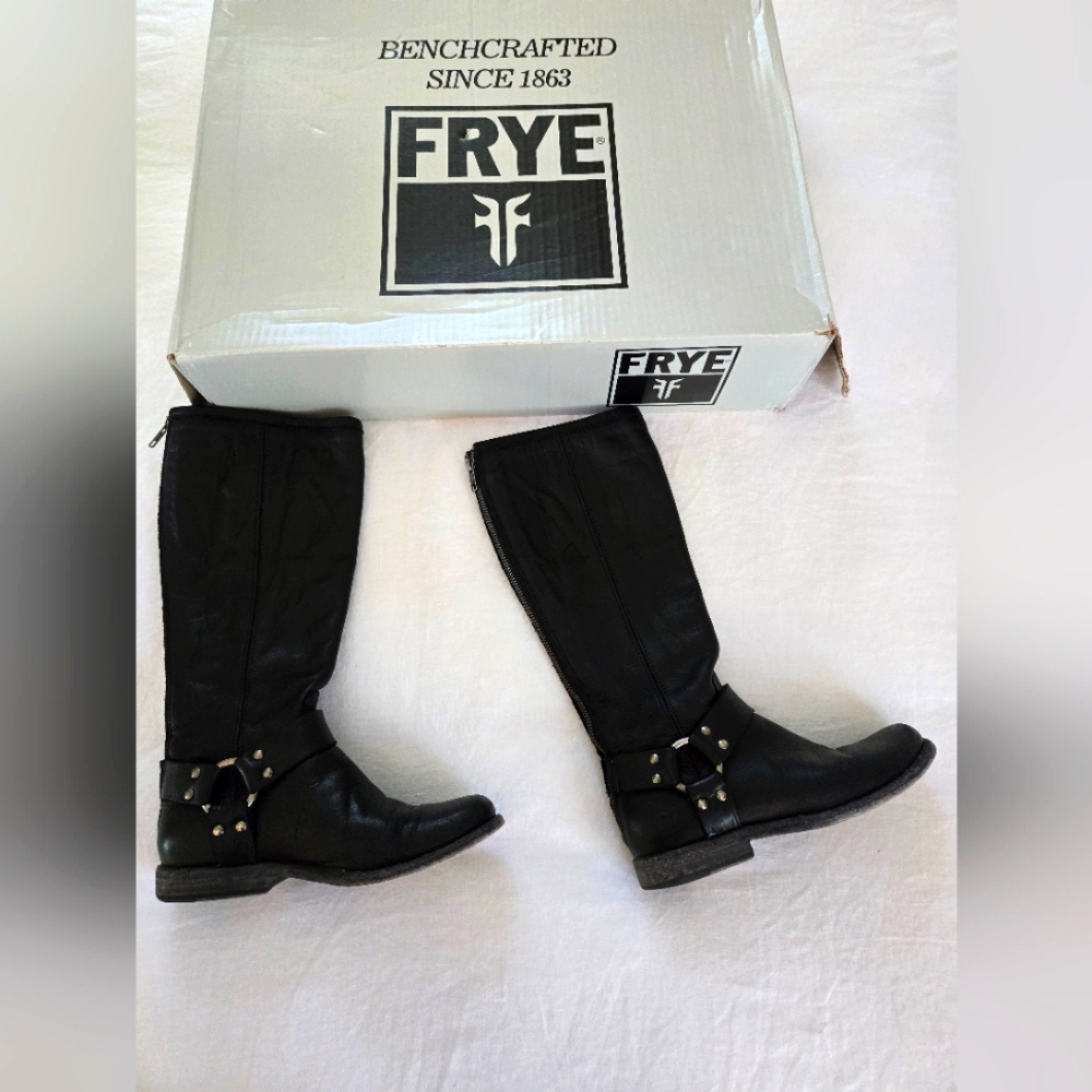 Frye Phillip Harness Tall Boots